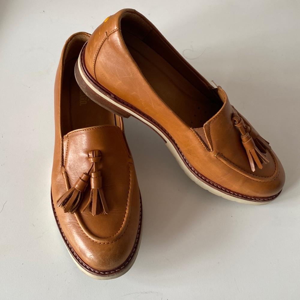 Samuel Hubbard brown tassel loafers